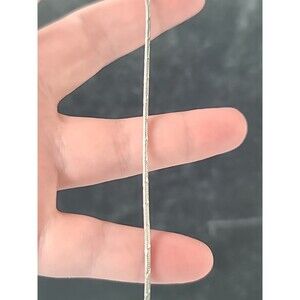 Italian 925 Sterling Silver Chain Bracelet Vintage READ Description